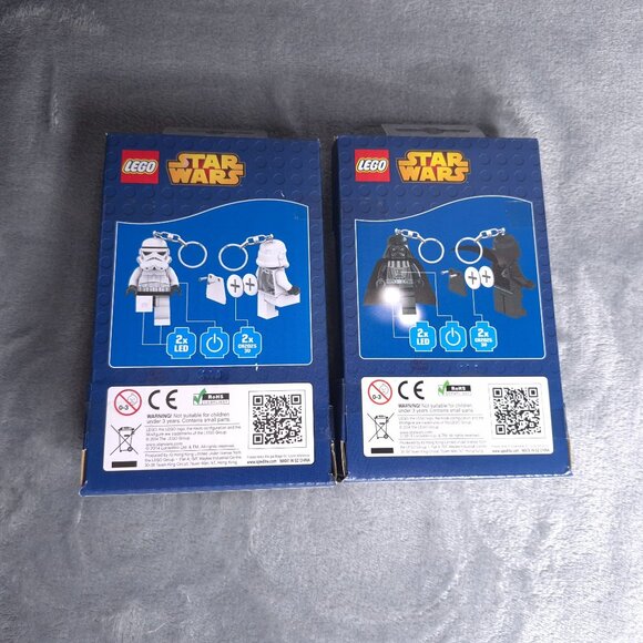 Lego Star Wars LED Lite Keychains Darth Vader & Stormtrooper Stocking Stuffer - Picture 3 of 3